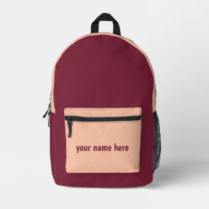 Impresa Mochila escolar personalizada con tu foto y texto