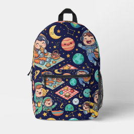 Impresa Mochila Espacial – Patrón de Pícnic Estelar