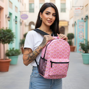 Impresa Mochila Estampada con Corona