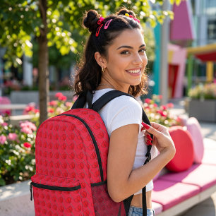 Impresa Mochila Estampada de Piruleta