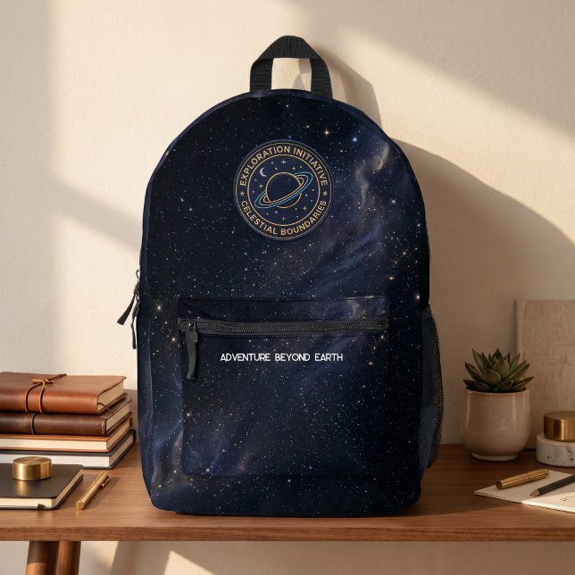Impresa Mochila Explorador Espacial y Estrellas Galácticas (Subido por el creador)