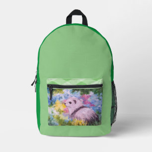 Impresa Mochila Ferret N Flowers