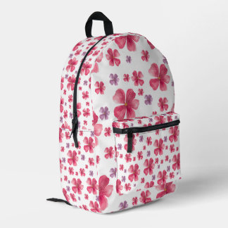 Impresa Mochila floral de bonito