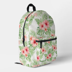 Impresa Mochila floral tropical
