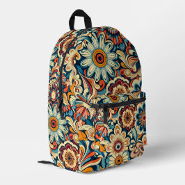 Impresa Mochila Flower Power Design