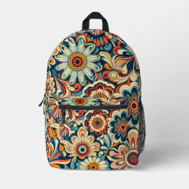 Impresa Mochila Flower Power Design