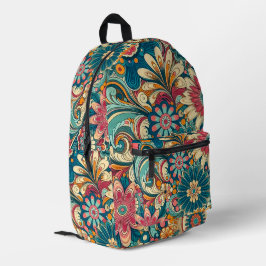 Impresa Mochila Flower Power Design