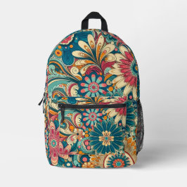 Impresa Mochila Flower Power Design