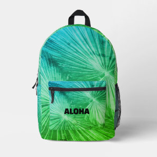 Impresa mochila fotográfica personalizado con hojas de pal