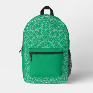 Impresa Mochila Geométrica Esmeralda - Personalizable