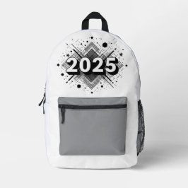 Impresa Mochila geométrica moderna de 2025 | Elegante y el