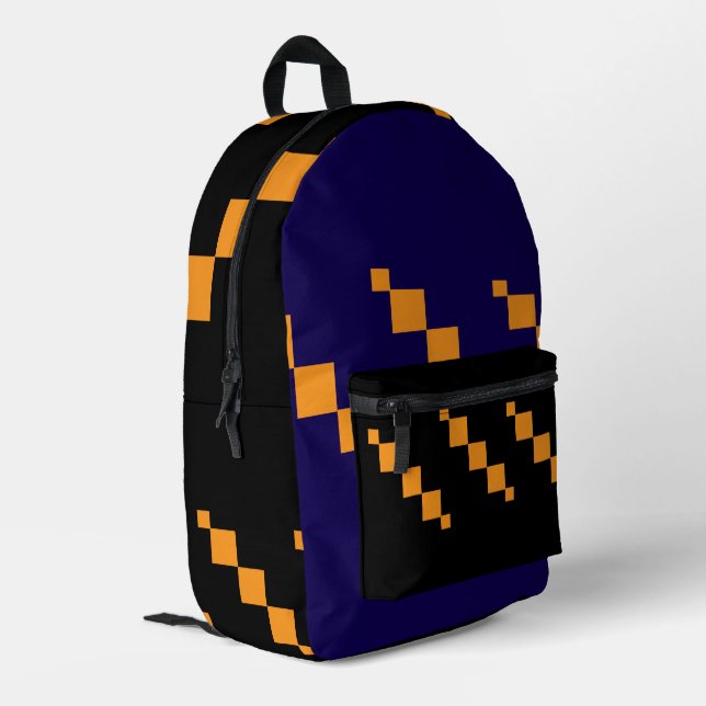 Impresa Mochila geométrica Pixelada (Esquina izquierda trasera)