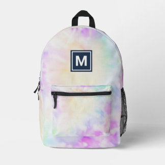 Impresa Mochila Girly Monogram Pastel Tie Dye