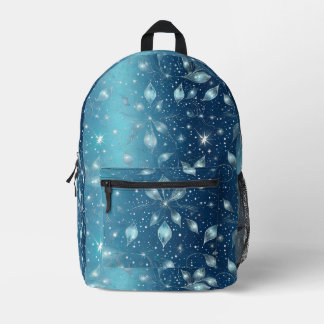 Impresa Mochila Glam Brillante Azul