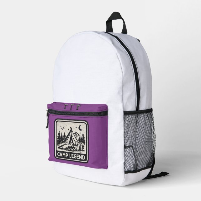 Impresa Mochila Gráfica Camp Legend (Esquina derecha trasera )