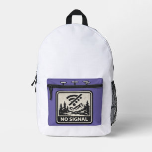 Impresa Mochila Gráfica Sin Señal