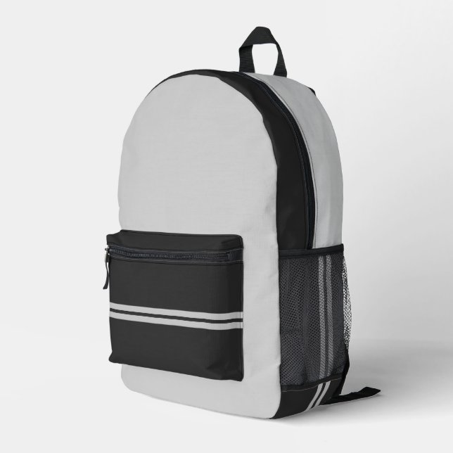 Impresa Mochila Gris de Varios Colores (Esquina derecha trasera )