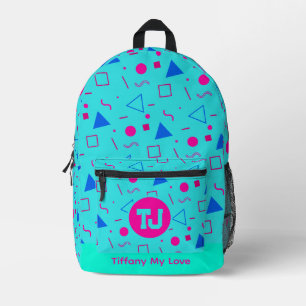 Impresa Mochila Groomsmen De Nombre Negrita Para Chicas