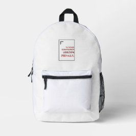 Impresa Mochila Horizon Prevails | regalo para inversores