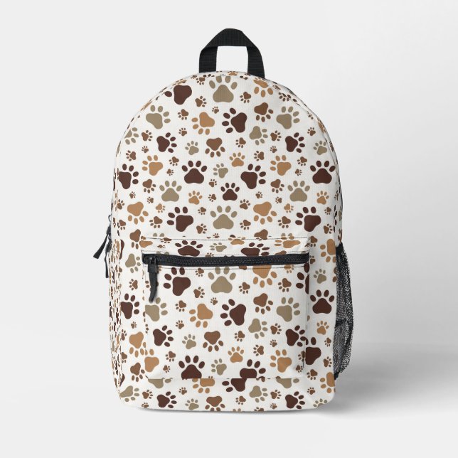 Impresa Mochila Huellas de Pata (Anverso)