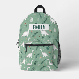 Impresa Mochila infantil con estampado de dinosaurios