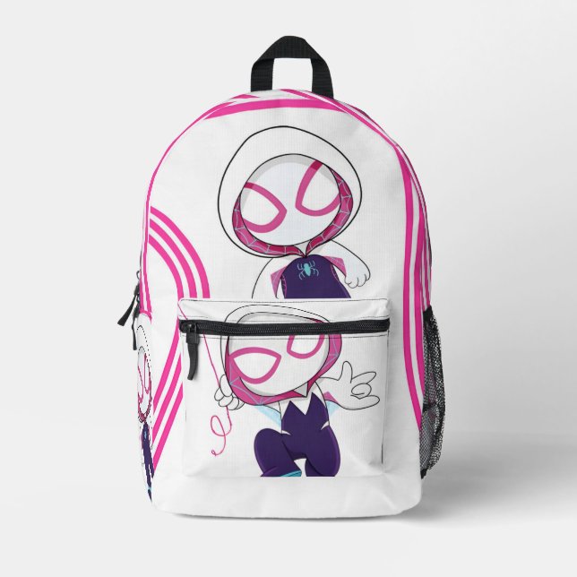 Impresa Mochila infantil Cute Spider Gwen Chibi (Anverso)
