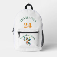 Mochila Infantil Retro Pickleball Club - Personali