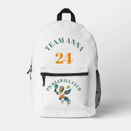 Impresa Mochila Infantil Retro Pickleball Club - Personali