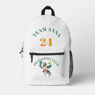 Impresa Mochila Infantil Retro Pickleball Club - Personali