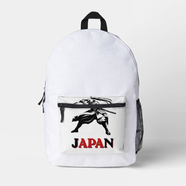 Impresa Mochila Japón Samurái: Espíritu Guerrero (Anverso)