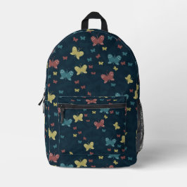 Impresa Mochila Jardines Por La Noche