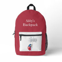 Mochila Lady Bug con nombre de personalizable