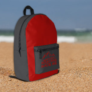 Impresa Mochila ligera roja para senderismo Trail
