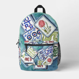 Impresa mochila mahjong