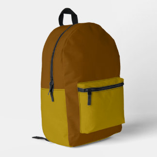 Impresa Mochila marrón multicolor