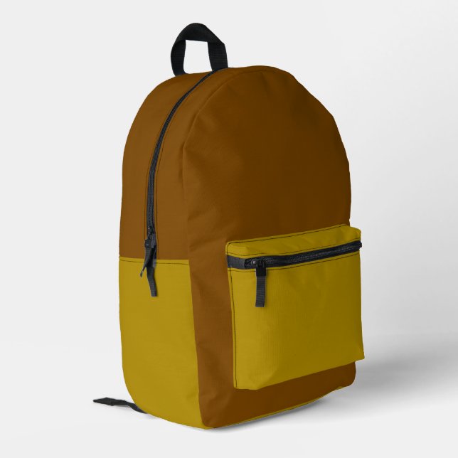 Impresa Mochila marrón multicolor (Esquina izquierda trasera)