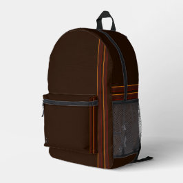 Impresa Mochila Marrón Oso figdewdrops