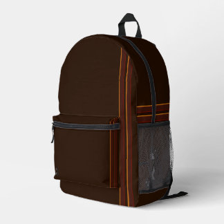 Impresa Mochila Marrón Oso figdewdrops
