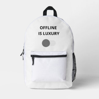 Impresa Mochila minimalista de lujo Offline – Dig moderno