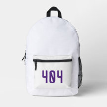 Mochila Minimalista para Programador con Error 404
