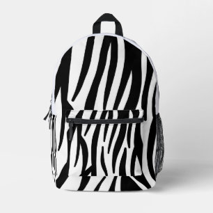 Impresa Mochila moderna con estampado de cebra - Animal ab