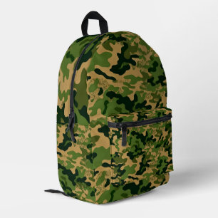 Impresa Mochila Moderna de Camuflaje Verde – Ejército Prem