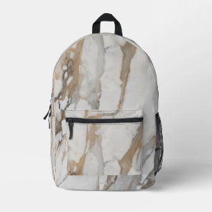 Impresa Mochila moderna del patrón de mármol