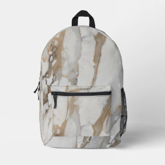 Impresa Mochila moderna del patrón de mármol