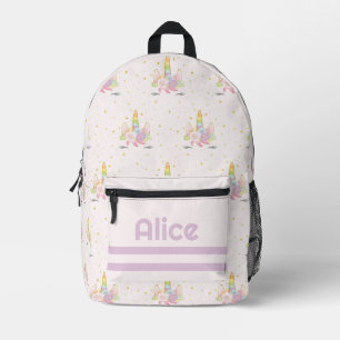 Impresa Mochila Monogramada de Unicorn chicas