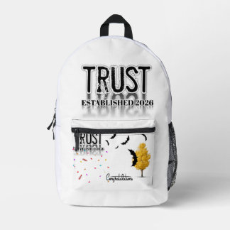 Impresa Mochila Motivacional Confía En El Viaje - Inspirat