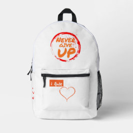Impresa Mochila Motivacional Nunca te Rindas