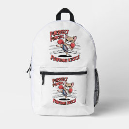 Impresa Mochila Muay Thai Boxing Cul Anime Cat