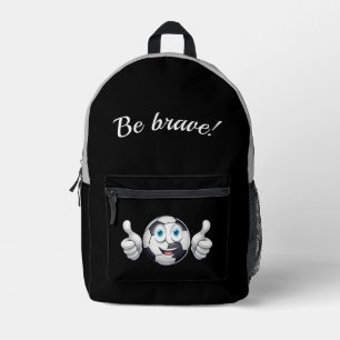 Impresa Mochila - Negro - Balón de fútbol