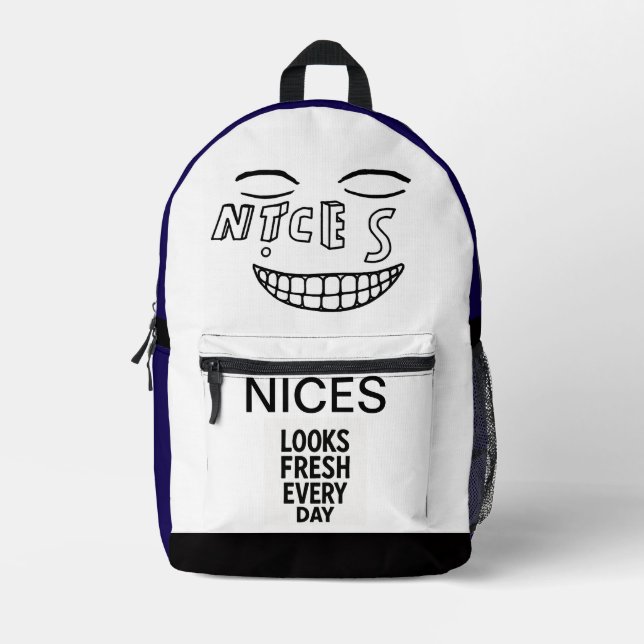 Impresa mochila NICES (Anverso)